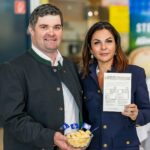 Christian Mittl, Milchbauer und Funktionät Berglandmilch, Mag. Kathraina Tidl, Leitung Initiative GUT ZU WISSEN LKÖ