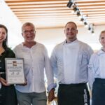 Johann Mohr, Sous Chef, Lutz Sobotta, Küchenleiter & und sein Team, Marcus Klein, Direktor Gut Wenghof, Vanessa Suciu, Direktionsassistentin, HR & Marketing, Präsident Rupert Quehenberger, Landwirtschaftskammer Salzburg