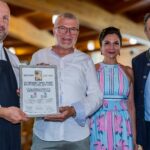 Lutz Sobotta, Küchenleiter Gut Wenghof, Marcus Klein, Direktor Gut Wenghof, Katharina Tidl, Leitung Intitative GUT ZU WISSEN, LKÖ, Präsident Rupert Quehenberger, Landwirtschaftskammer Salzburg