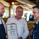 Lutz Sobotta, Küchenleiter Gut Wenghof, Marcus Klein, Direktor Gut Wenghof, Präsident Rupert Quehenberger, Landwirtschaftskammer Salzburg