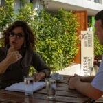 Mag. Katharina Tidl, Leitung GUT ZU WISSEN LKÖ, Michael Lisec-Steiner, Koordinatorstellvertreter d. Schülerwohnhäuser und Gastronomie d. WKNÖ