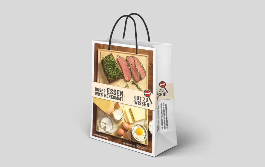 PAPIERTASCHE Rind