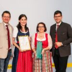 Präsident Seigfried Huber, LK-Kärnten, Regine Grutschnig, Wirtschaftsleitung BZ Litzlhof, Klaudia Pirker, Schulleitung BZ Litzlhof, LHSt. Martin Gruber, Landesregierung Kärnten
