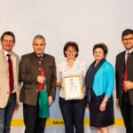Präsident Siegfried Huber, Lk-Kärnten, Abt.V. Ing. Barbara Hasenbichler,LFS Buchhof, Sabine Vallant, LFS Buchhof, LHSt. Martin Gruber, Landesregierung Kärnten