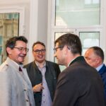 Präsident Siegfried Huber, LK-Kärnten, Wilfried Pesentheiner, Presseleitung LK-Kärnten, Abteilungsleiter Gerhard Hoffer, Abt.10 Amt der Kärtner Landesregierung, LHSt. Martin Huber, Landesregierung Kärnten