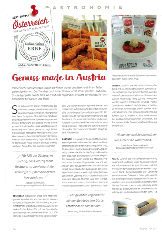 Genuss made in Austria