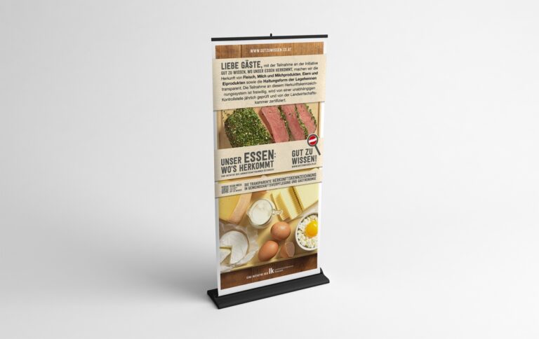 ROLLUP Rind/Text 1x2m